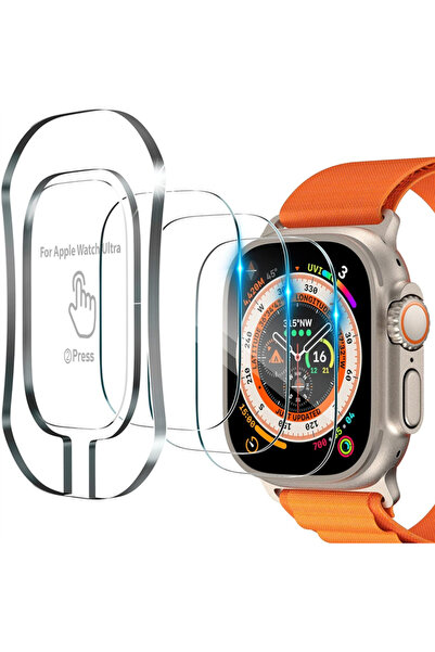 Choice3 For Apple Ultra 49mm 3Pcs Tempered Glass For Watch Ultra 2 49mm Anti-...