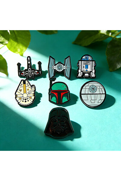 Choice STAR WARS 7pcs Enamel Pin 7pcs Star Wars Brooch Set for Women Enamel P...
