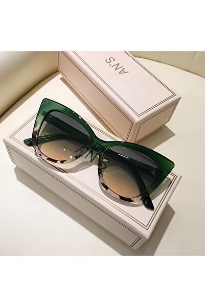 Choice4 Green 2026 New style Women's cat's eye box simple gradient color matc...