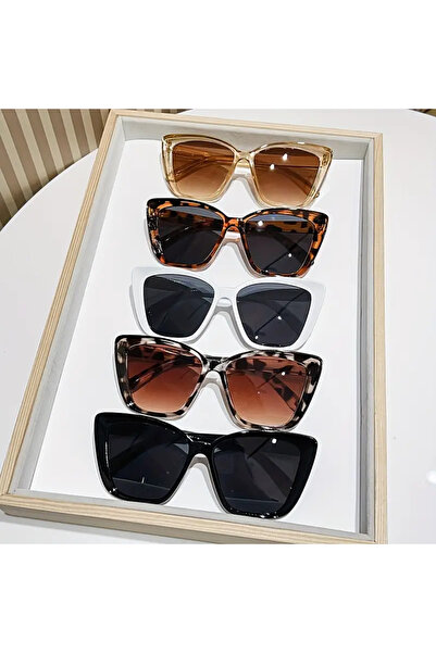 Choice C1 5 Pcs Women's Vintage Cat-Eye SunGlasses, Plastic Frame, Trendy Str...