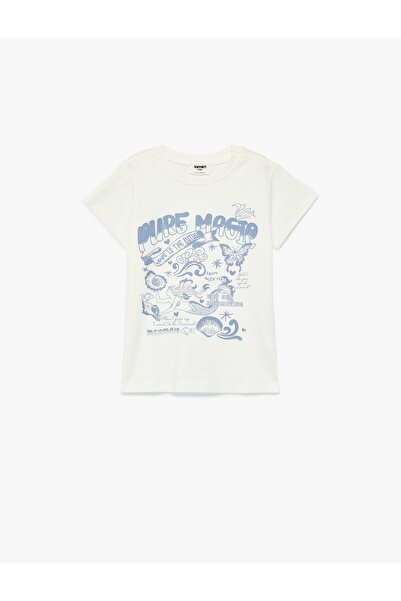 Koton Tricou imprimat cu mânecă scurtă din bumbac