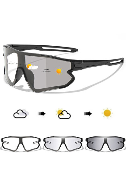 Choice6 AKL9 Photochromic Goggles Cycling Fashion Sunglasses Men Women Outdoo...