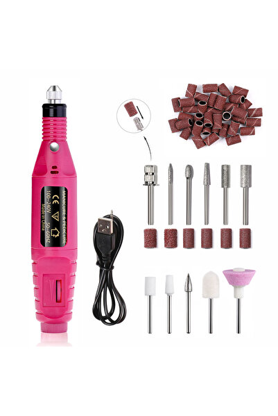 Choice12 Red-2-Set LULAA Portable Electric Nail Drill Machine Set Gel Polish ...