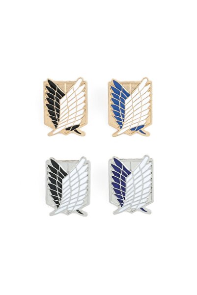 Choice1 05 ZXMJ Attack on Titan Same Style Brooch Wings Of Freedom Logo Badge...