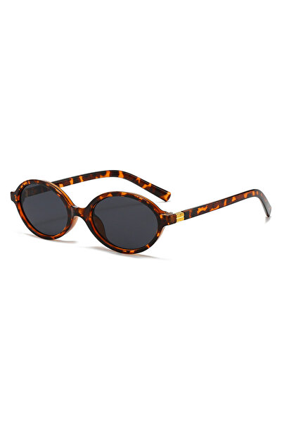 Choice1 As picture Leopard Print Women Sunglasses Retro Leopard Print Oval Sm...