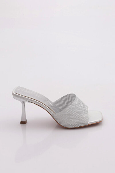 DGN Saboți - Argintiu - Tocuri Stiletto