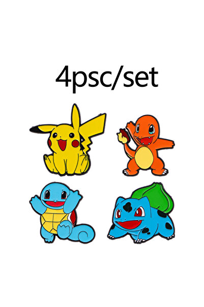 Choice 5 Cute Animals Elf Enamel Pin Cartoon Figures Brooches Pin Lapel Pins ...