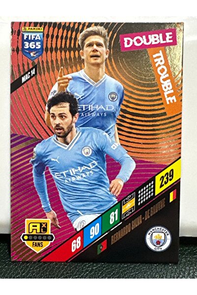 Panini DOUBLE TEOUBLE BERNARDO SILVA - DE BRUYNE