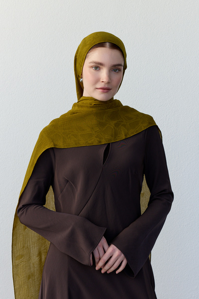 FENZA SCARF LUNA JAKARLI OLİVE ŞAL
