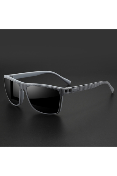 Choice8 C8-gray Premium Square Polarized Sunglasses - Spring Hinge Design, Co...