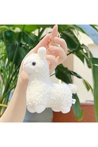 Choice3 A5 Cartoon Cute Alpaca Plush Pendant Creative Kawaii Doll Keychain Fa...