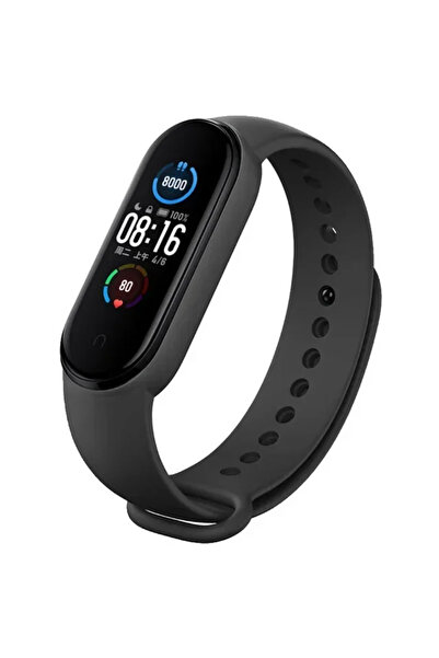 Choice39 أحزمة ساعة سوداء لـ Mi Band 5 6 7، 12 قطعة، أساور سيليكون لـ Mi Band...