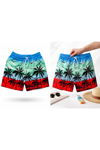 vovido Μαγιό βερμούδα - Μπλε - Patterned