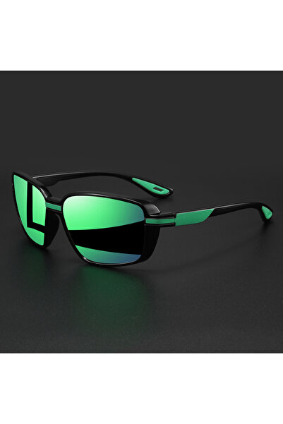 Choice1 C4-green mirror Classic Oversized Square Sports Polarized Sunglasses ...