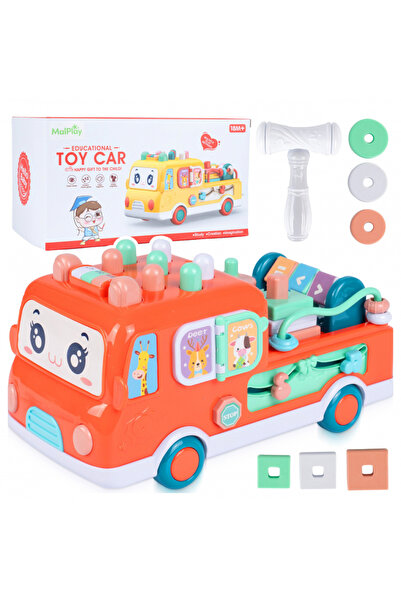 MalPlay Autobuz interactiv muzical educational pentru copii Malplay, cu cioca...