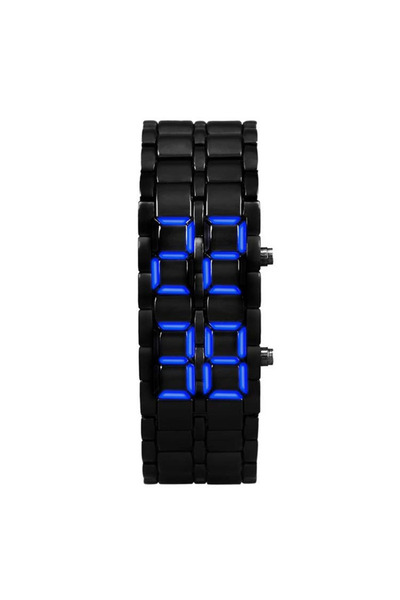 Choice1 Blue LED Display Electronic Watch Novelty Red Blue LED Lava Digital W...