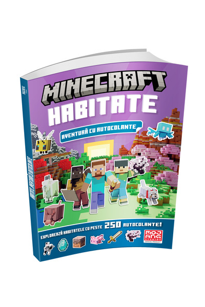 Didactica Publishing House Minecraft - Habitate: Aventura cu Autocolante