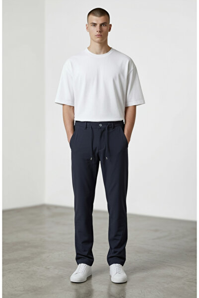 NANO LACİVERT FULL LYCRA JOGGER PANTOLON