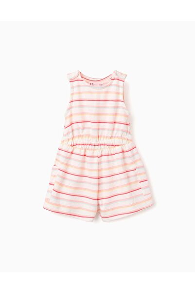 Ziddy Ss Overall Fleece, White