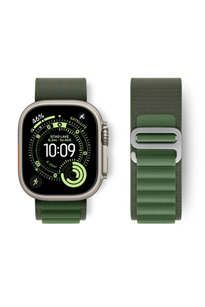Choice24 S11-46 45 44 42 49mm green Alpine Strap For Watch Ultra 3 band 49mm ...
