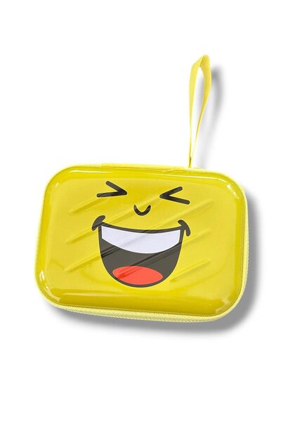 TAKIŞTIR Παιδικό πορτοφόλι με κίτρινο emoji