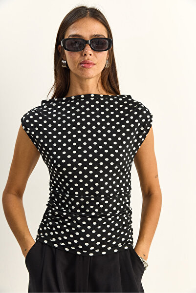 Bianco Lucci Μπλούζα - Μαύρο - Ευθεία