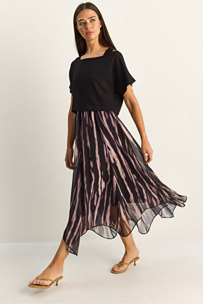 Bianco Lucci Φόρεμα - Μαύρο - μπλουζάκι