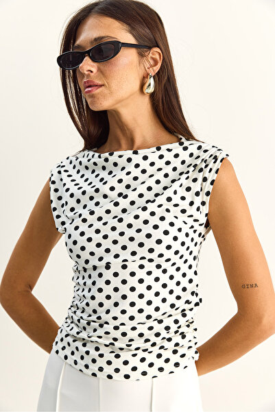 Bianco Lucci Μπλούζα - Λευκό - Ευθεία