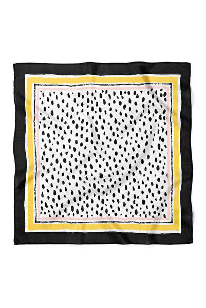 nehir eşarp Benek Desen Bandana Fular 70x70 Cm