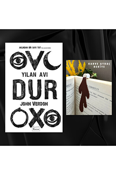 Koridor Yayıncılık YILAN AVI / DÖKÜLEN KAHVE FİGÜRLÜ KİTAP AYRACI HEDİYE