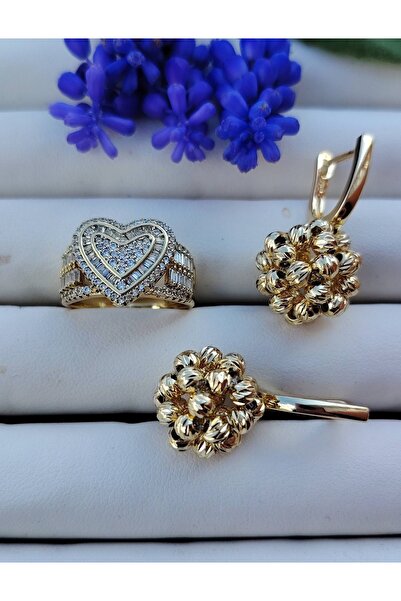 OEM Σκουλαρίκια από ατσάλι - Χρυσαφί