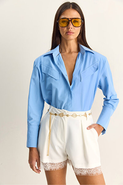 Bianco Lucci Πουκάμισο - Μπλε - Casual