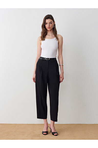 Dilvin Παντελόνι - Μαύρο - Παντελόνι carrot