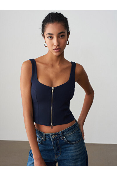 Dilvin Μπλούζα - Ναυτικό μπλε - Στενή εφαρμογή