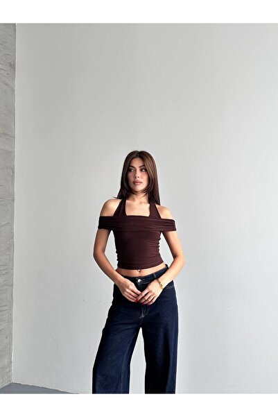 Shopping Shop Μπλούζα - Καφέ - Κανονική εφαρμογή