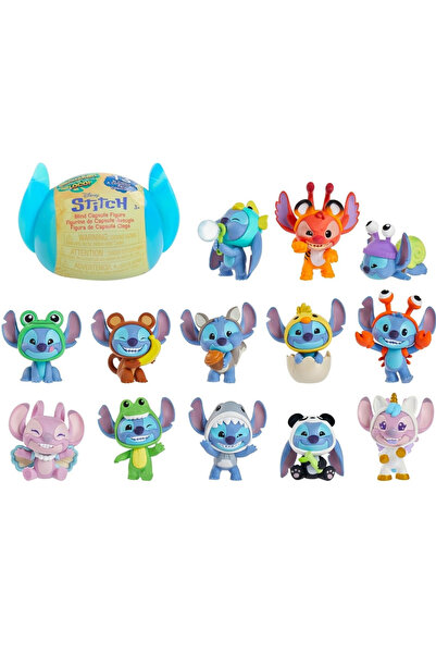 Disney Stitch Мини фигурка, скрита в капсула, Серия Животни, S1, за деца на в...