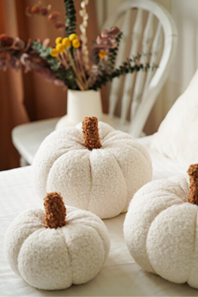 sevaradekor Λούτρινο μαξιλάρι κολοκύθας Διακοσμητικό μαξιλάρι Διακοσμητικό μα...