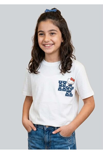 ww waka waka kids store Hello Kitty Štampano bela ženska dječja majica kratki...
