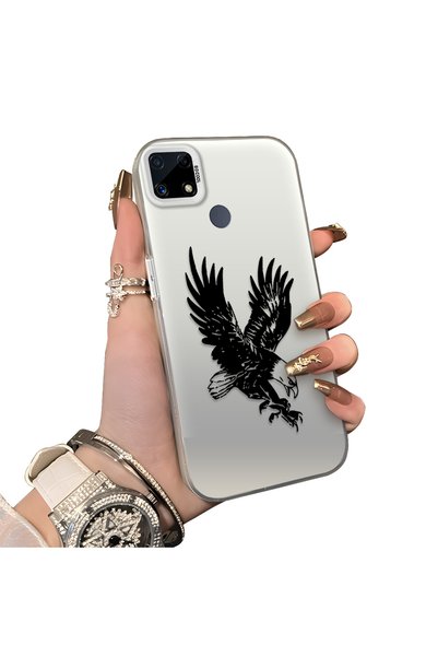 PATTERNOVA Realme C15/C25/C25S Compatible Eagle Case, Daily Use, Anti-Drop, A...