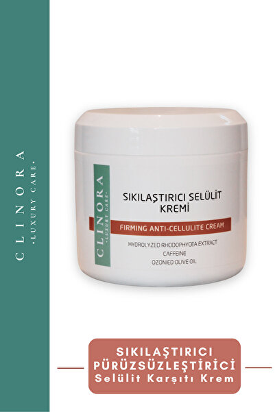 CLINORA 200 ML Sıkılaştırıcı Selülit Kremi Rhodophycea + Caffeine+ Olive Oil