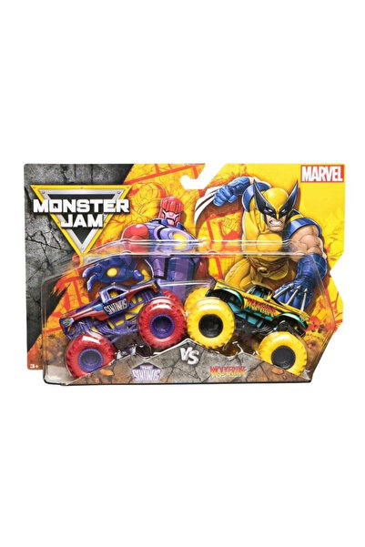 SPIN MASTERR Monster Jam σετ 2 μεταλλικών αυτοκινήτων The Sentinels εναντίον ...
