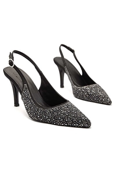 Les Passent Γυναικεία παπούτσια στιλέτο με λεπτομέρειες από πέρλες και τακούνι