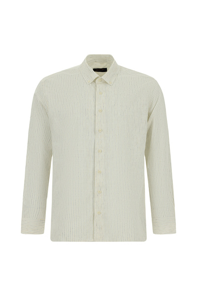 Abdullah Kiğılı Πουκάμισο - Καφέ - Casual