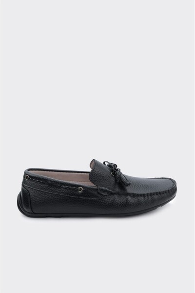 derinet Hakiki Deri Püsküllü Erkek Loafer