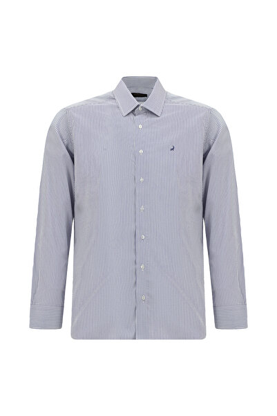 Abdullah Kiğılı Πουκάμισο - Ναυτικό μπλε - Γραφείο