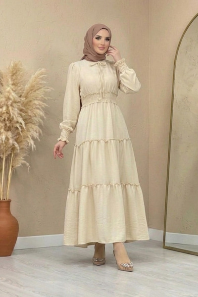 Tesettür Diyarı Λιτό φόρεμα - Πολύχρωμο - Μακρύ