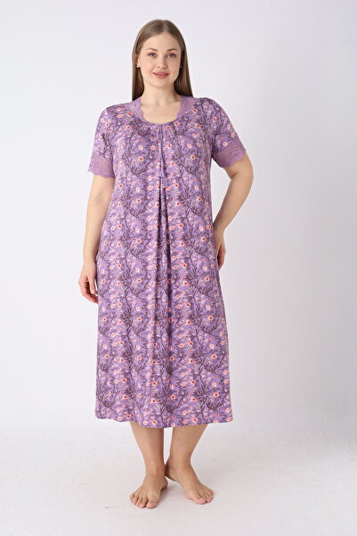 JENİKA Cămăși de noapte mărime Plus - Violet - Standard