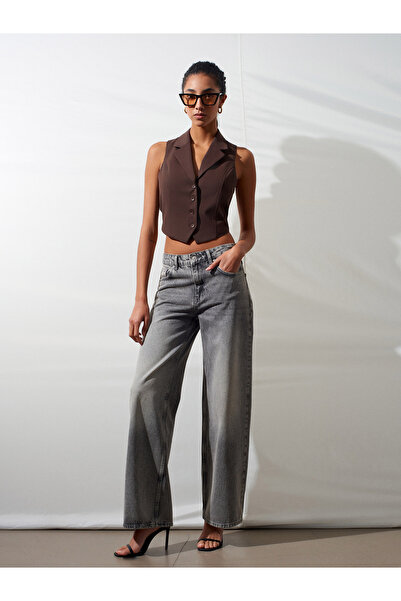 Dilvin Γιλέκο - Καφέ - Διπλόμπρατσο