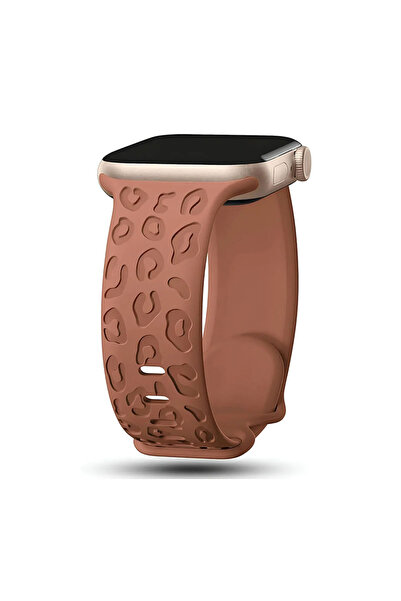 Dexmon Redmi Watch 5 Active / 5 Lite Uyumlu Leopar Desenli Silikon Kordon Kay...