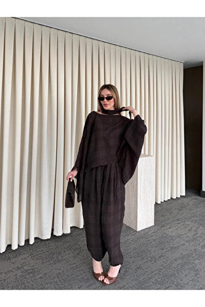 Laluvia Σετ δύο τεμαχίων - Καφέ - Κανονικό μέγεθος